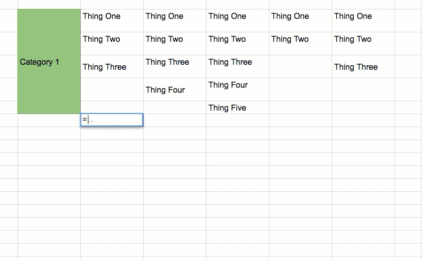 Trích suất văn bản từ một ô thành nhiều ô khác nhau trong Google Sheets